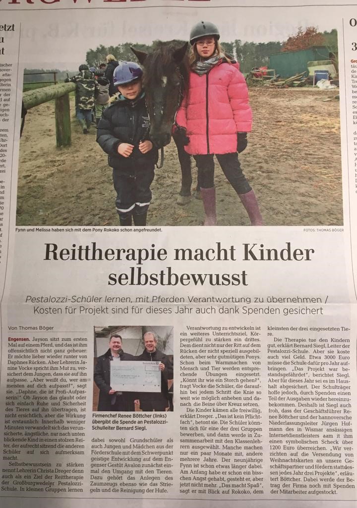 HAZ_Spende_Reit_AG
